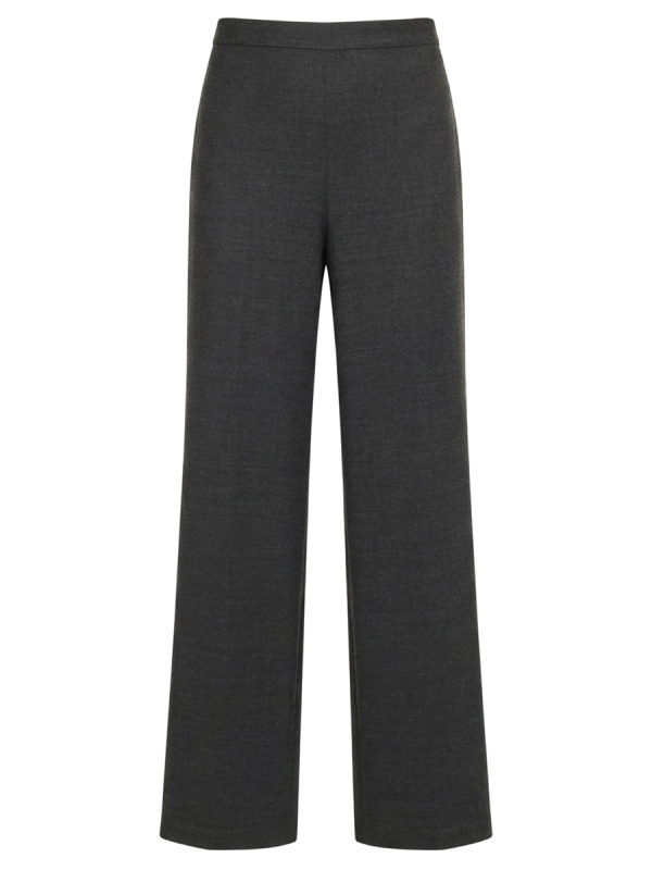 Брюки свободного кроя из премиальной шерсти 