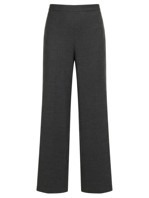 Брюки свободного кроя из премиальной шерсти 