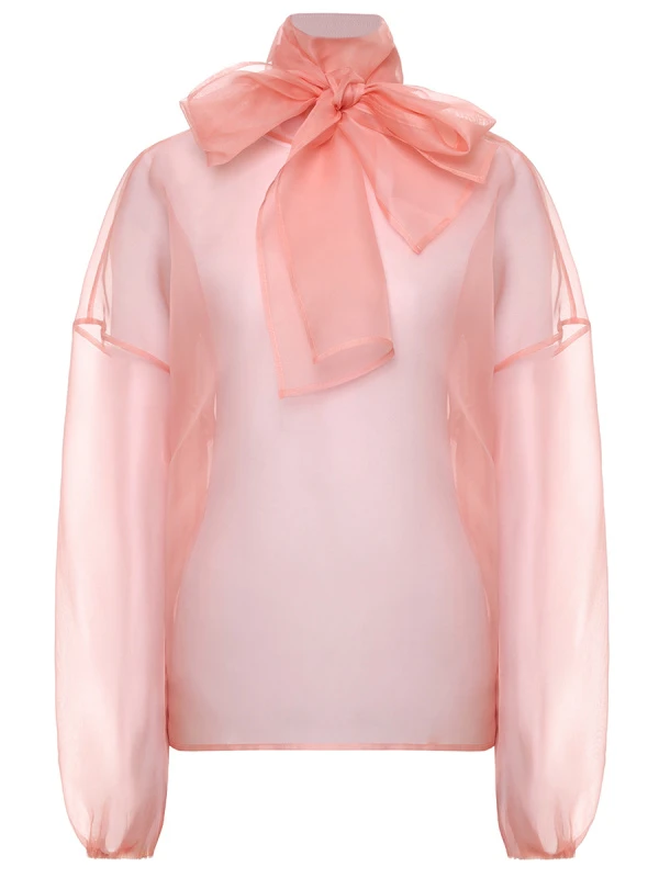 Блуза из шелковой органзы 